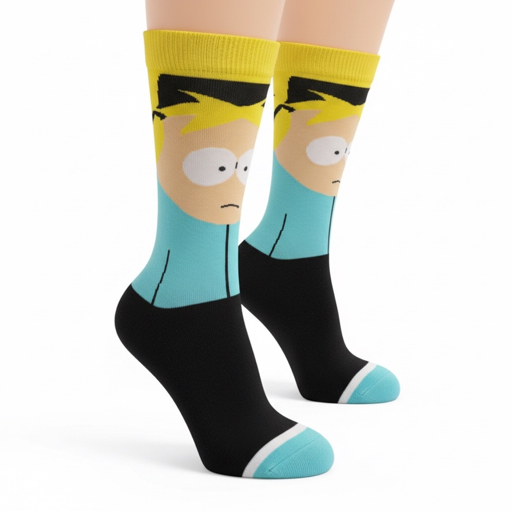 Butters From Southpark Novelty Crew Socks NWT